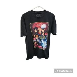 Jujutsu Kaisen Manga T-Shirt Men Size L Large Black